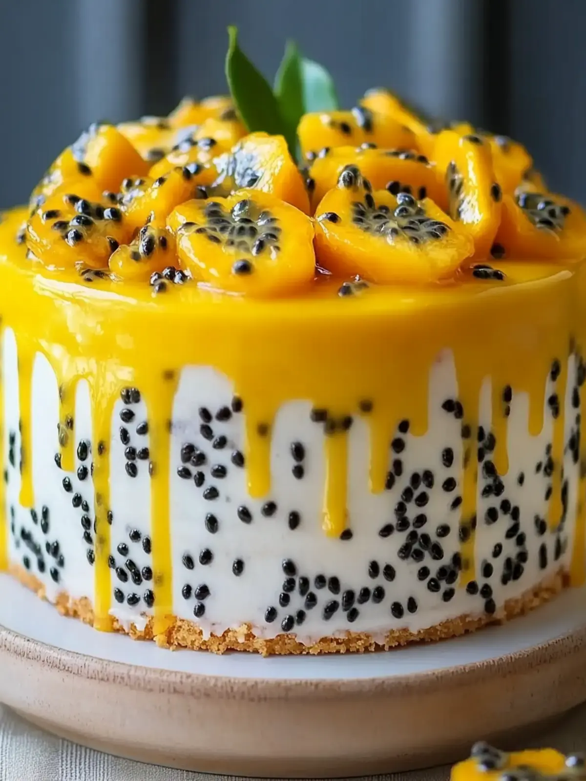 Mango Passion Fruit Cake: Your Slice of Tropical Paradise 3 Mango Passion Fruit Cake