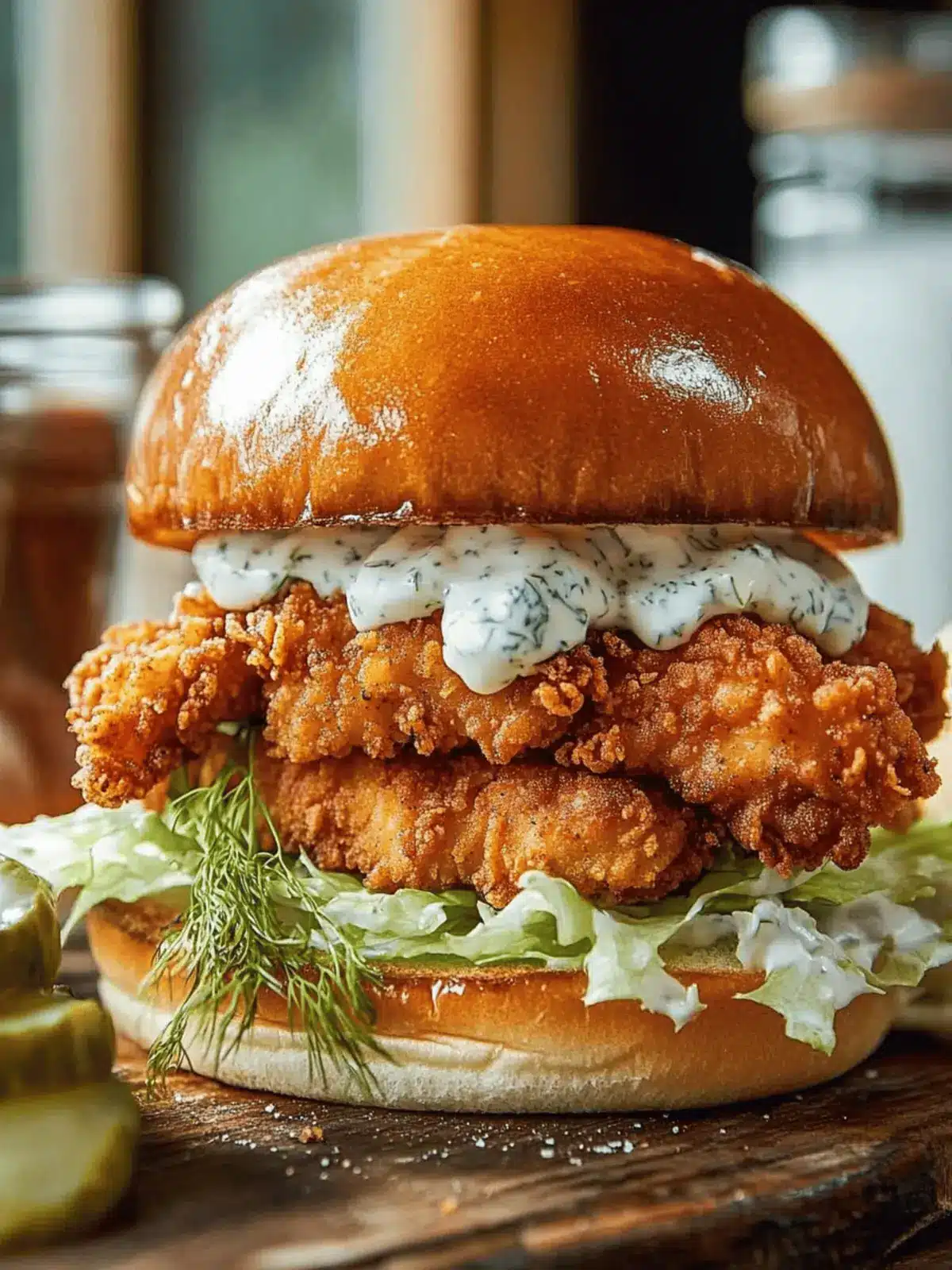 Mouthwatering Crispy Dill Chicken Sandwich to Savor Today 3 Crispy Dill Chicken Sandwich