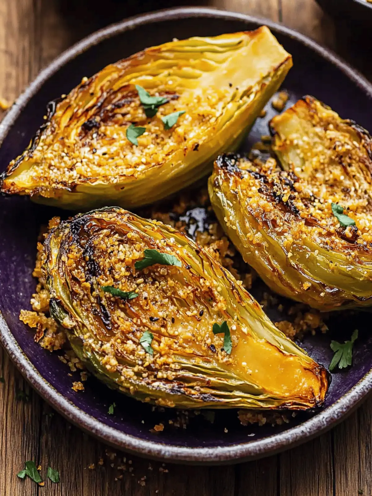 Miso Butter Roasted Cabbage Wedges That Steal the Show 3 Miso Butter Roasted Cabbage Wedges