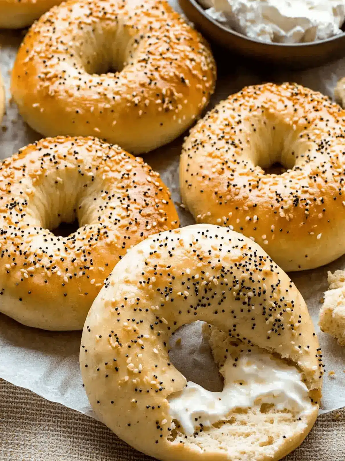Greek Yogurt Bagels: High-Protein Perfection in 35 Minutes 4 Greek Yogurt Bagels