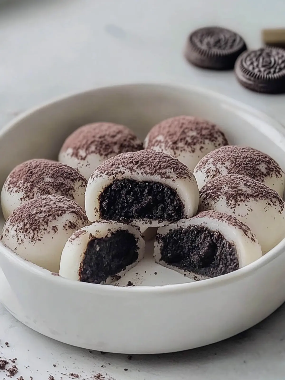 Oreo Mochi Magic: Irresistibly Chewy Chocolate Delight 3 Oreo Mochi