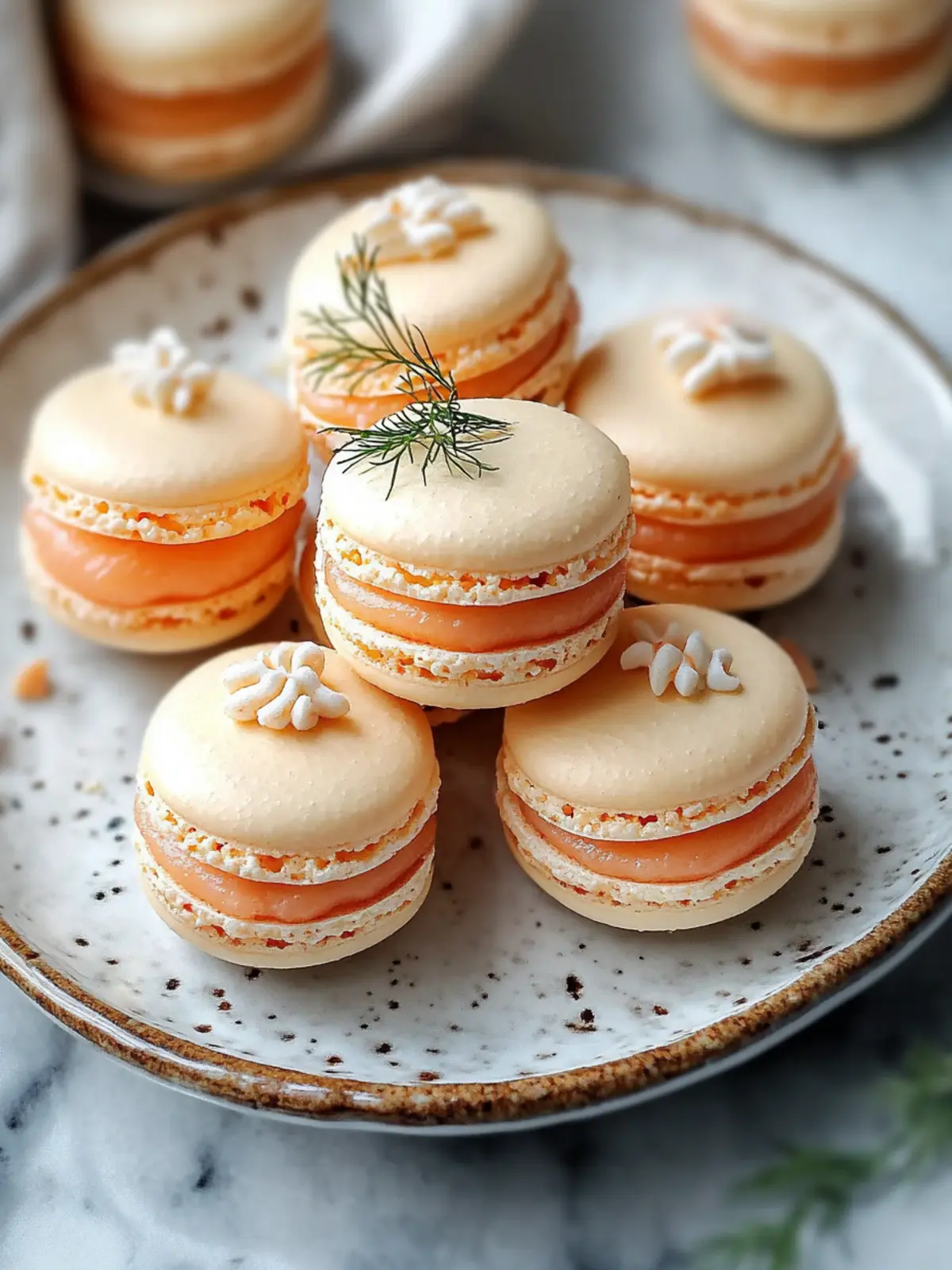 Savory Smoked Salmon Macarons for Elegant Delight 4 Smoked Salmon Macarons