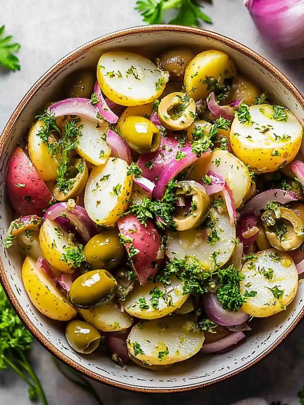 Zesty Olive Greek Potato Salad for a Fresh Flavor Boost 2 Olive Greek Potato Salad