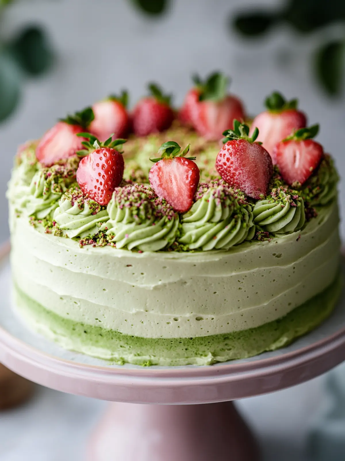 Delicious Strawberry Matcha Cake That Wows Every Bite 2 Strawberry Matcha Cake