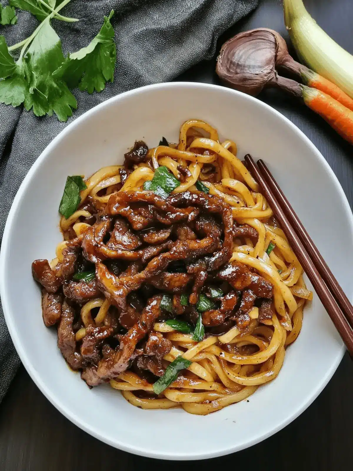 Black Pepper Beef Udon: A Quick Flavor Explosion Dinner 2 Black Pepper Beef Udon