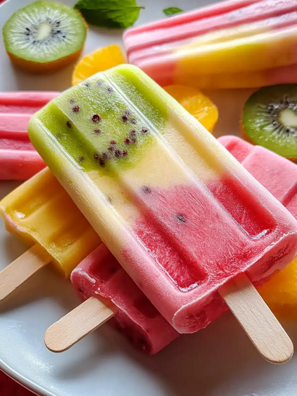 Delightful Fruity Yogurt Pops for a Refreshing Treat 3 Fruity Yogurt Pops