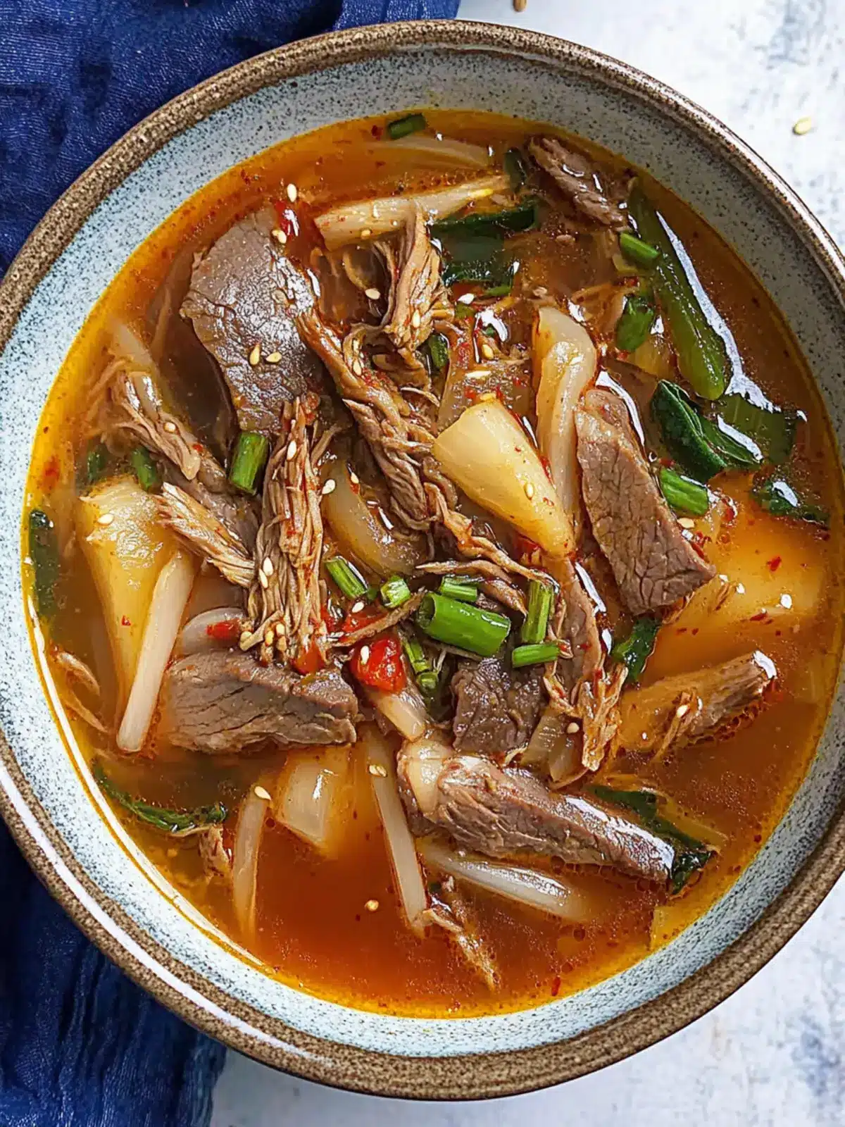 Spicy Korean Beef and Vegetable Soup for Cozy Nights 4 Spicy Korean Beef and Vegetable Soup