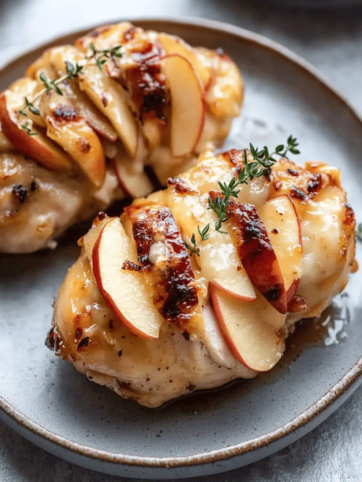Maple Glazed Apple and Brie Stuffed Chicken Delight 4 Maple Glazed Apple and Brie Stuffed Chicken