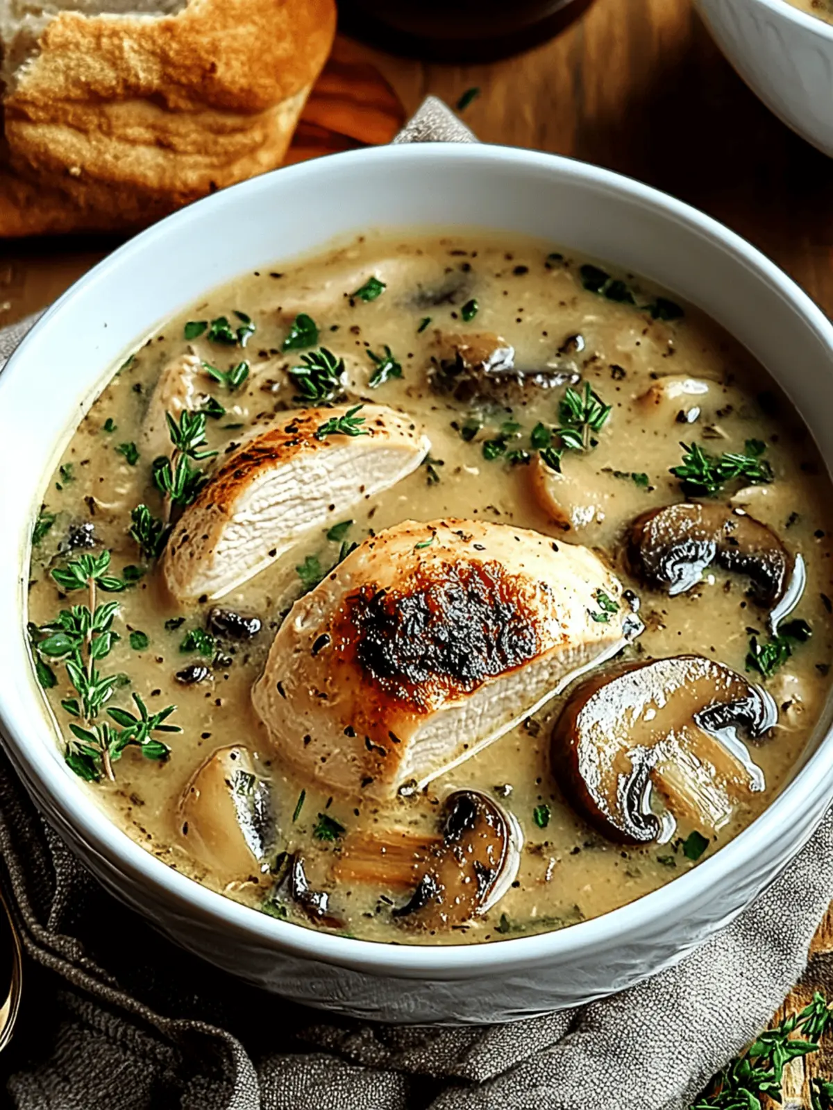 Creamy Rotisserie Chicken Mushroom Soup for Cozy Nights 2 Rotisserie Chicken Mushroom Soup