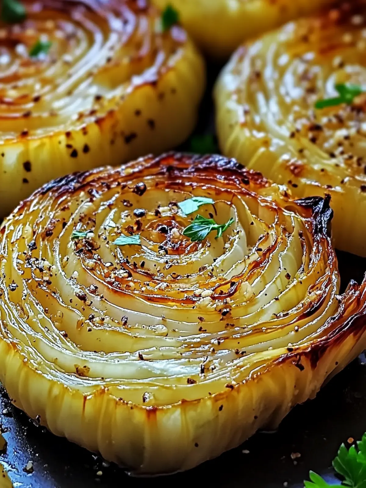 Irresistible Garlic Butter Roasted Cabbage Steaks Recipe 3 Garlic Butter Roasted Cabbage Steaks