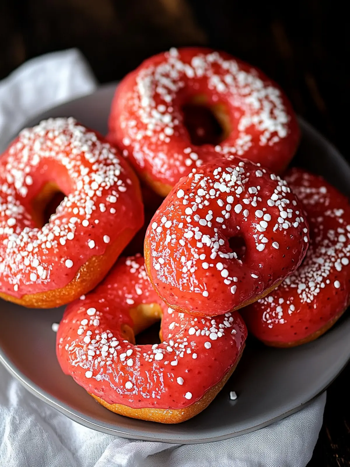 Delicious Strawberry Bagels with Sweet Cream Cheese Spread 2 Strawberry Bagels