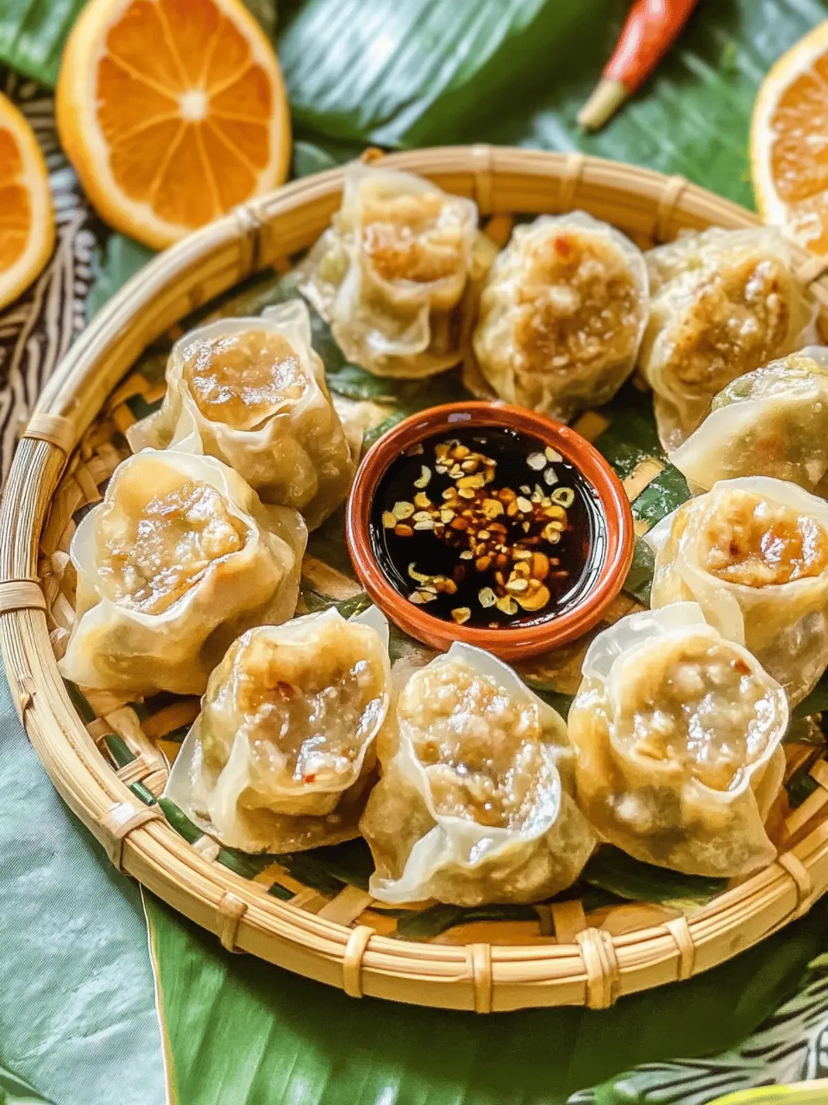 Delicious Kanom Jeeb: Make Savory Thai Dumplings at Home 3 Kanom Jeeb