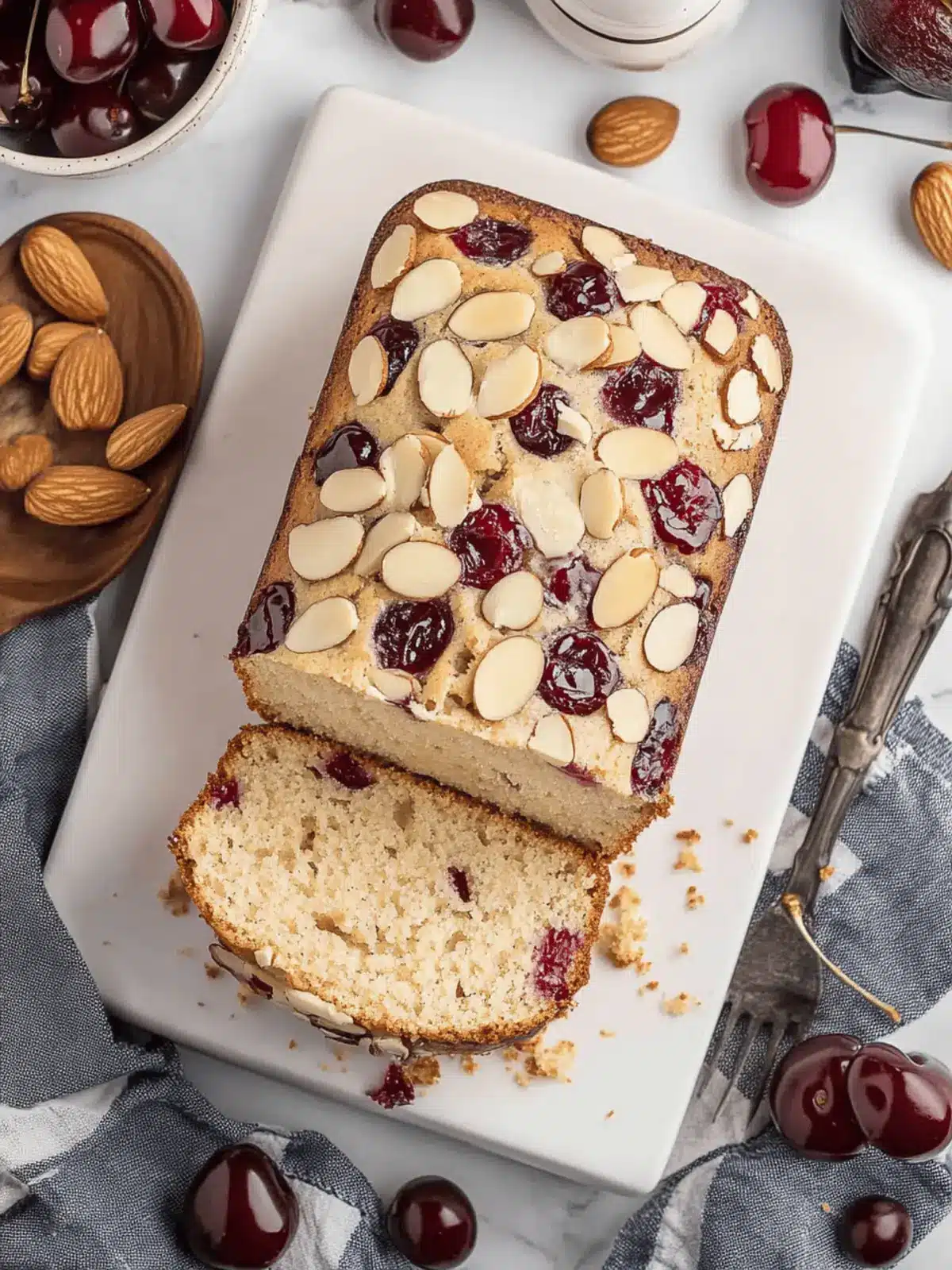 Almond Cherry Bread: A Sweet Slice of Joy at Home 2 Almond Cherry Bread