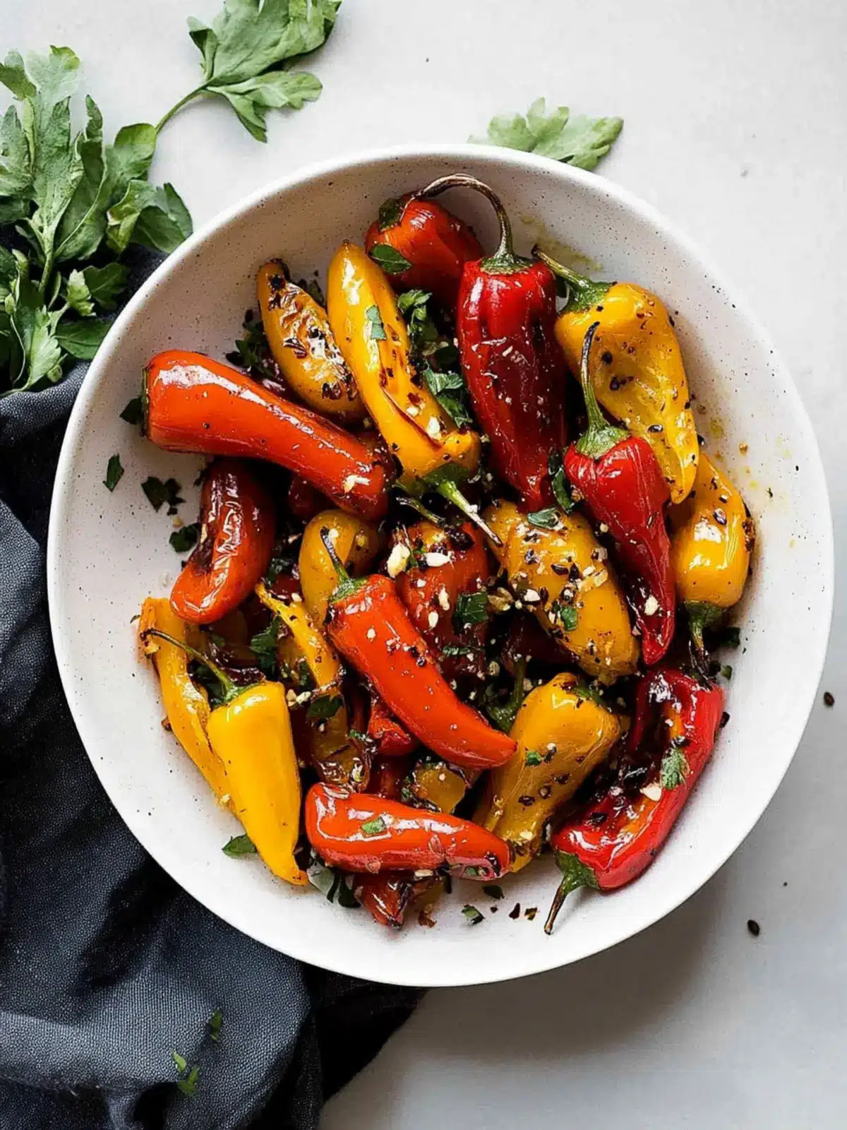 Savor the Flavor: Easy Roasted Mini Peppers Recipe 4 Roasted Mini Peppers