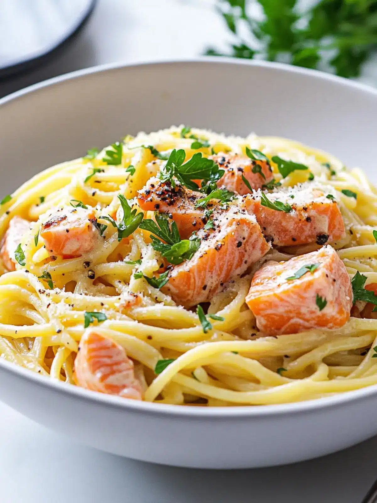 Creamy Smoked Salmon Pasta Carbonara in Just 10 Minutes 2 Smoked Salmon Pasta Carbonara