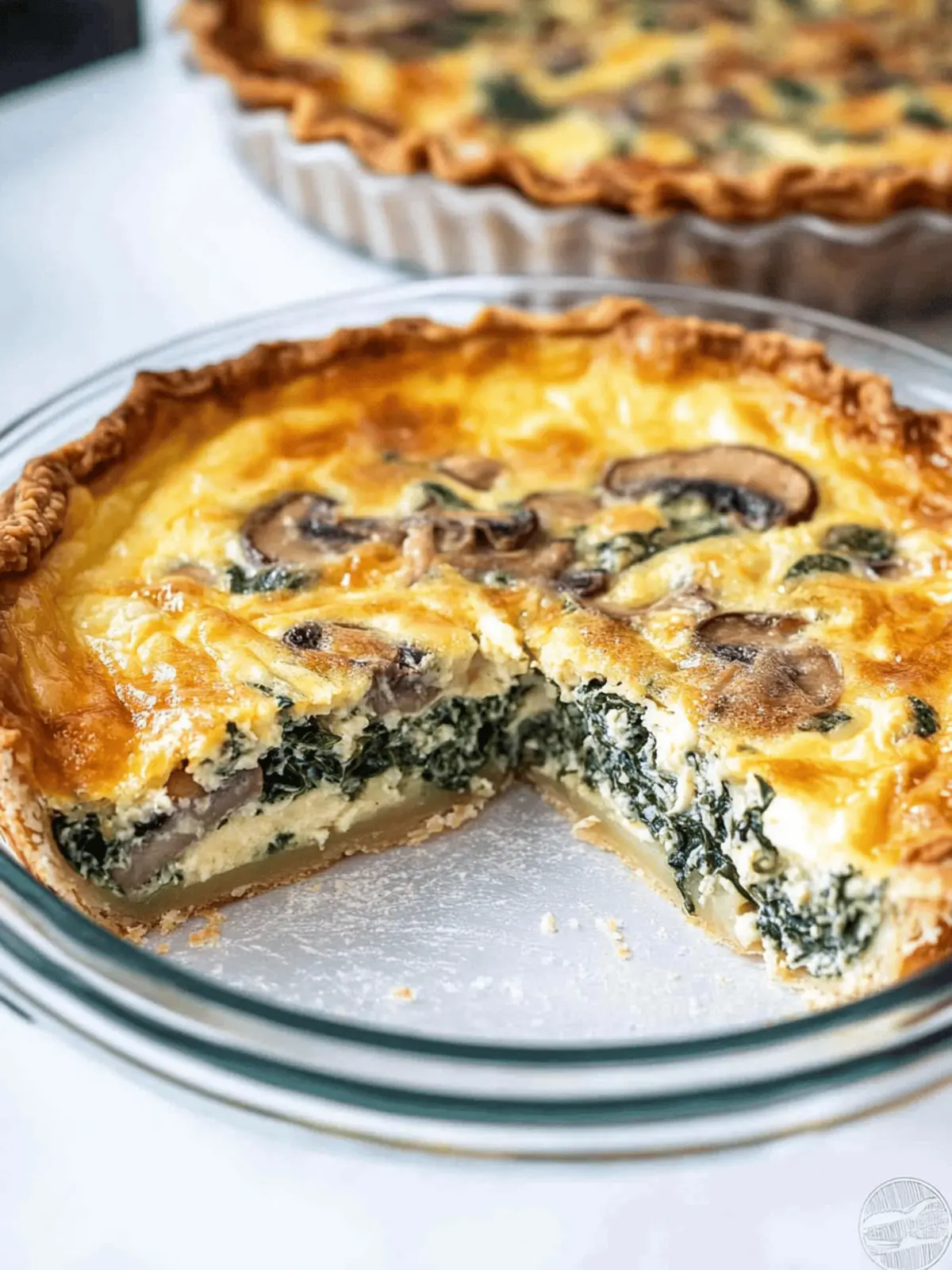 Delicious Spinach Mushroom Quiche for a Cozy Brunch Delight 3 Spinach Mushroom Quiche