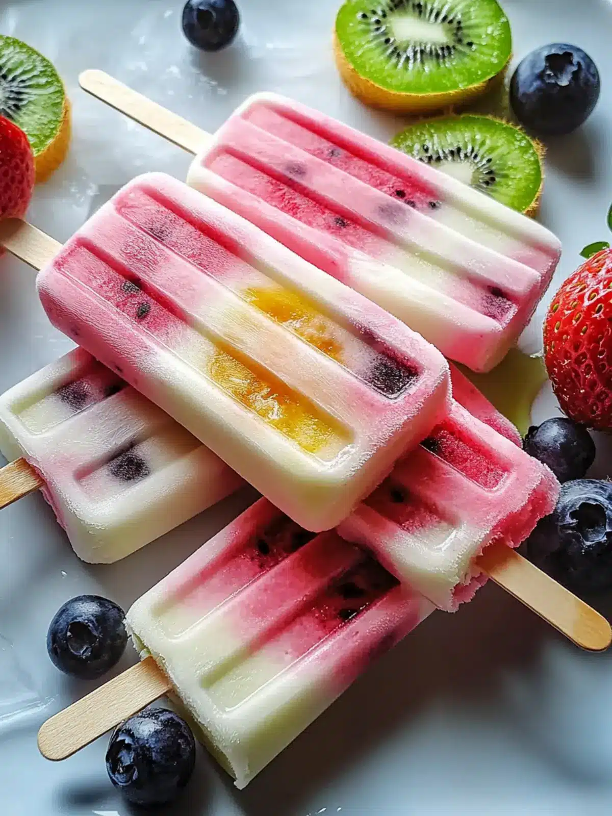 Delightful Fruity Yogurt Pops for a Refreshing Treat 2 Fruity Yogurt Pops