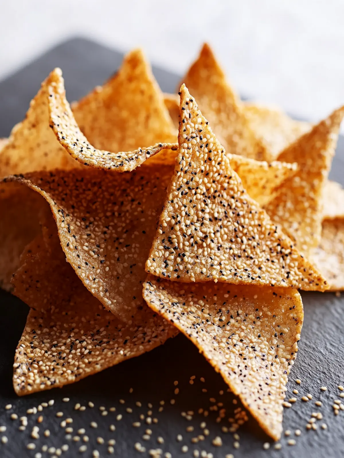 Crisp Sesame Seed Tuiles: A Simple Yet Elegant Delight 3 Crisp Sesame Seed Tuiles