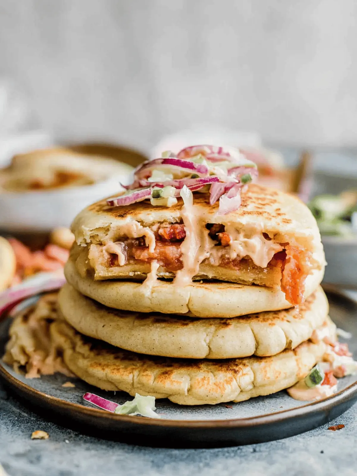 Irresistible Homemade Pupusas: A Flavorful Comfort Food Delight 2 Pupusas