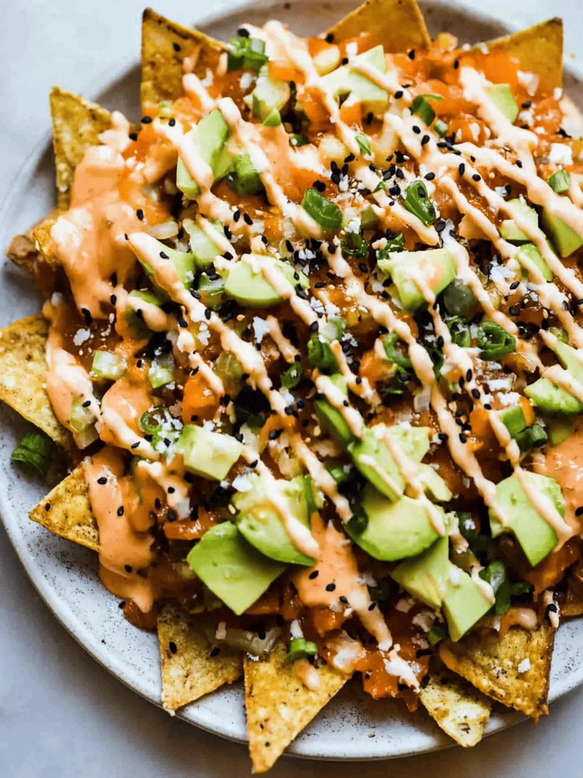 Spicy California Sushi Nachos for Your Next Game Night Surprise 2 Spicy California Sushi Nachos