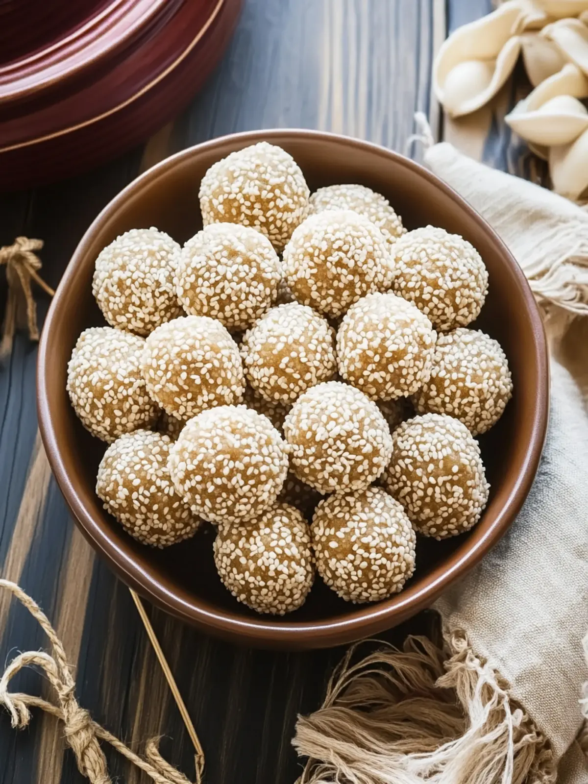 Savory Sesame Cookie Balls That Brighten Your Snack Time 2 Sesame Cookie Balls
