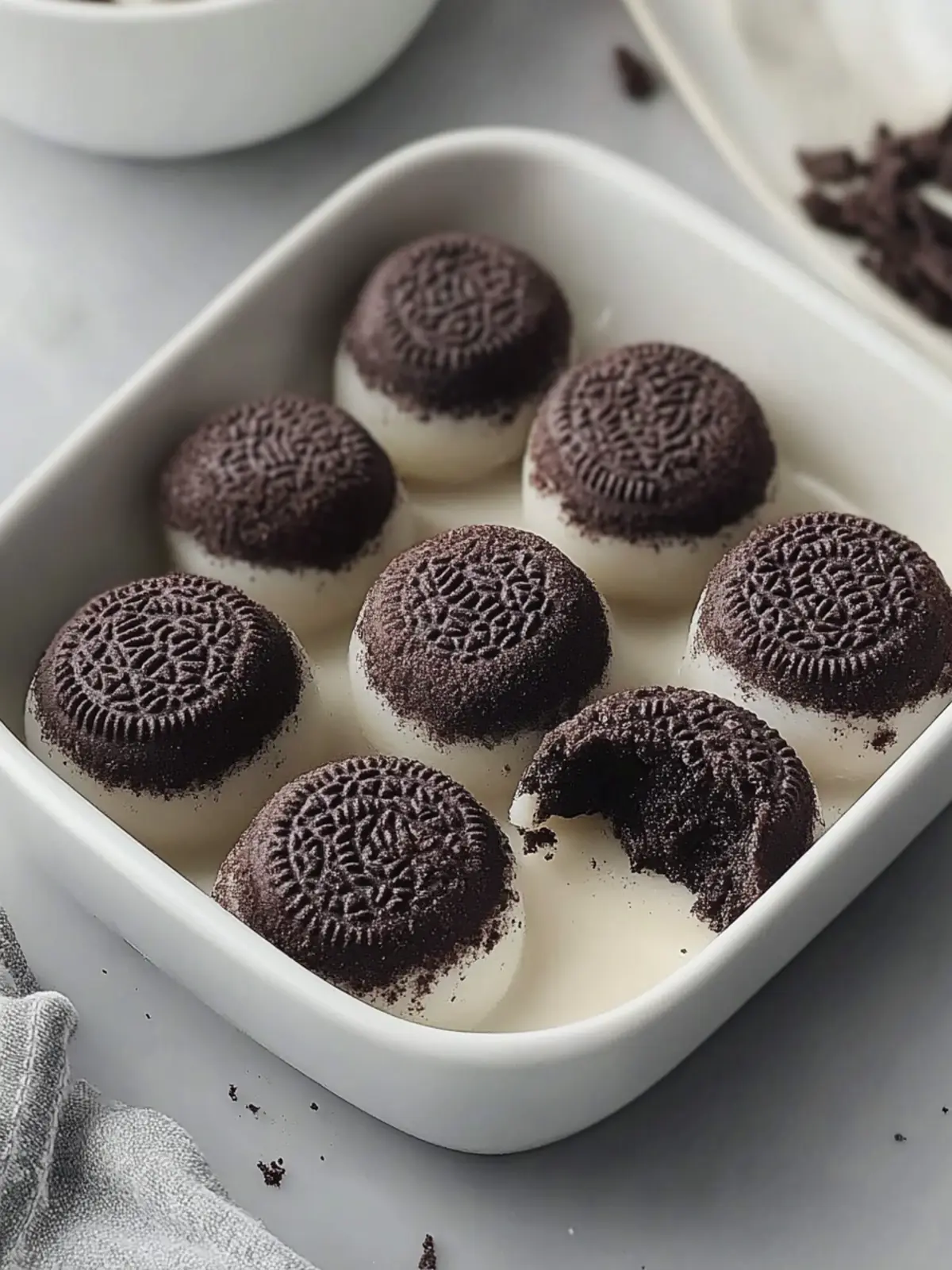 Oreo Mochi Magic: Irresistibly Chewy Chocolate Delight 4 Oreo Mochi
