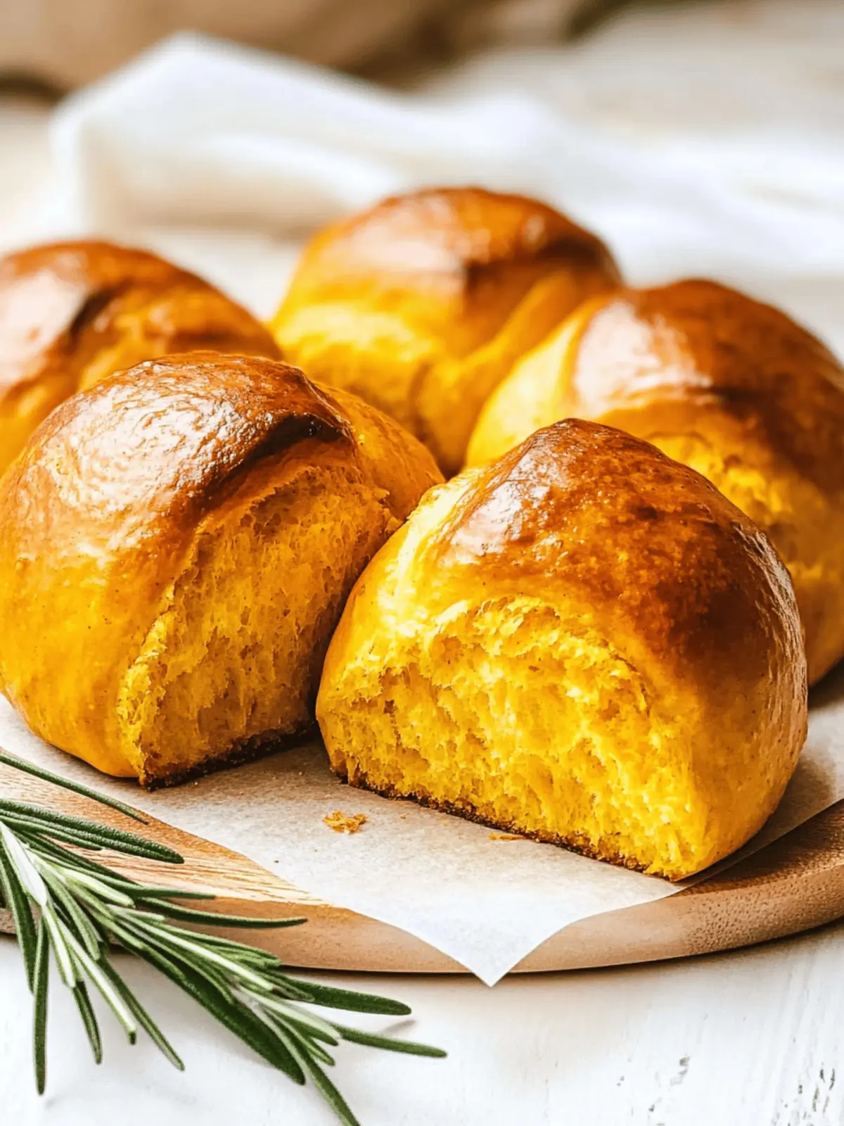 Savory Rosemary Pumpkin Dinner Rolls for Cozy Gatherings 3 Rosemary Pumpkin Dinner Rolls