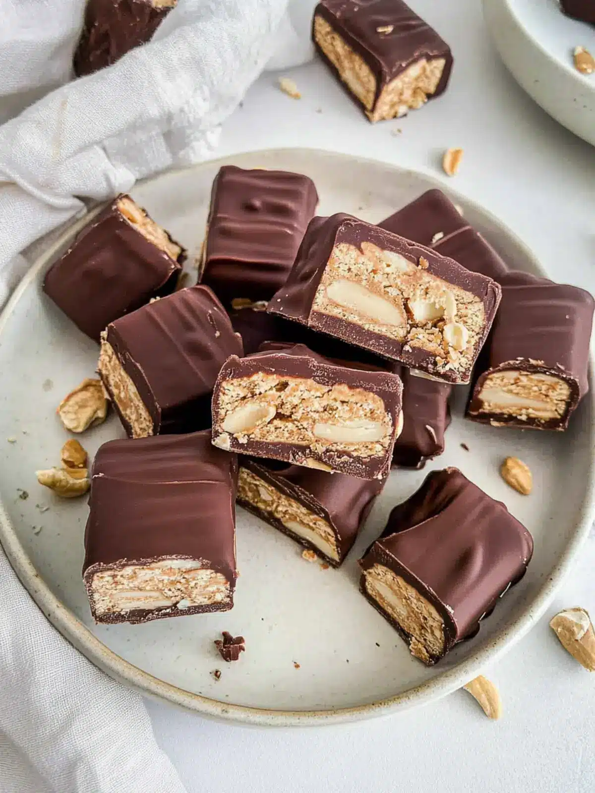 Indulge in Rich Vegan Snickers Bars You Can Make at Home 3 Vegan Snickers Bars