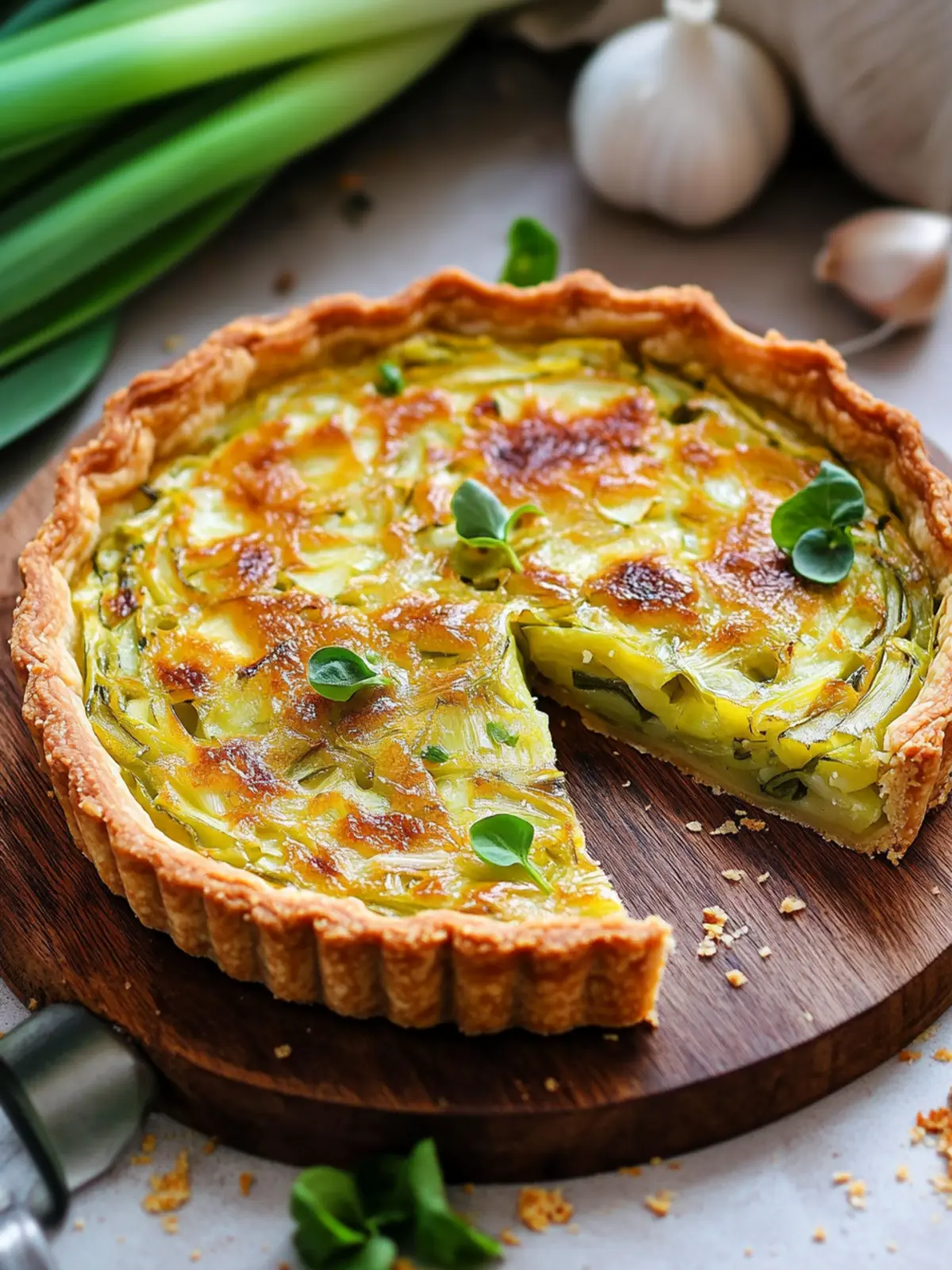 Delicious Vegan Leek Tart That's a Game-Changer for Dinner 3 Vegan Leek Tart