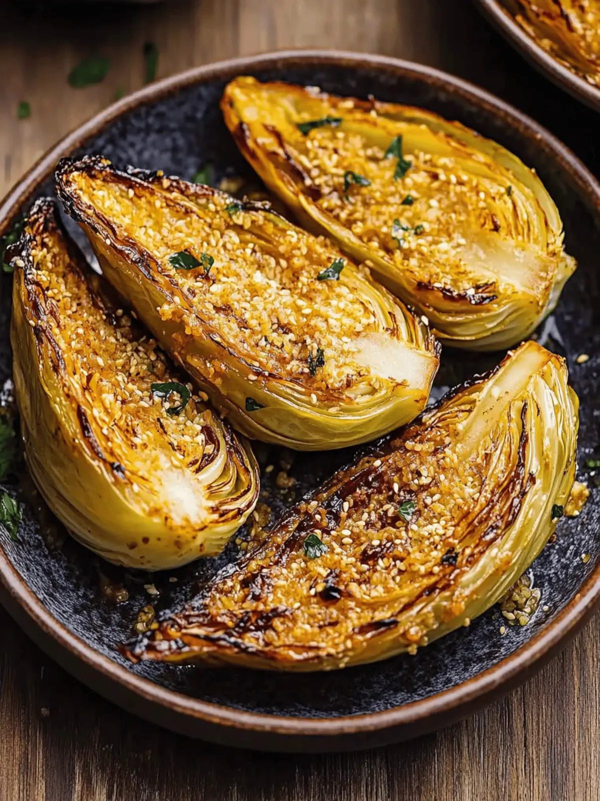 Miso Butter Roasted Cabbage Wedges That Steal the Show 2 Miso Butter Roasted Cabbage Wedges