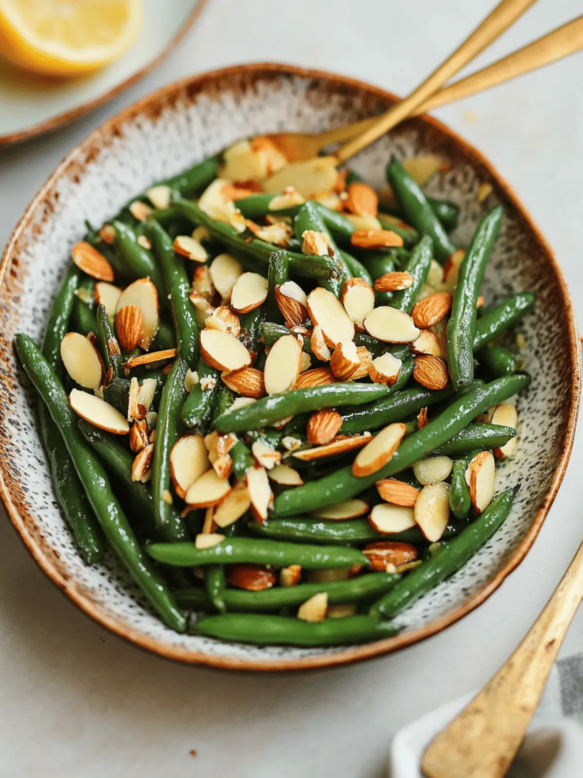 Delicious Green Beans Almondine: A Simple Gourmet Twist 2 Green Beans Almondine