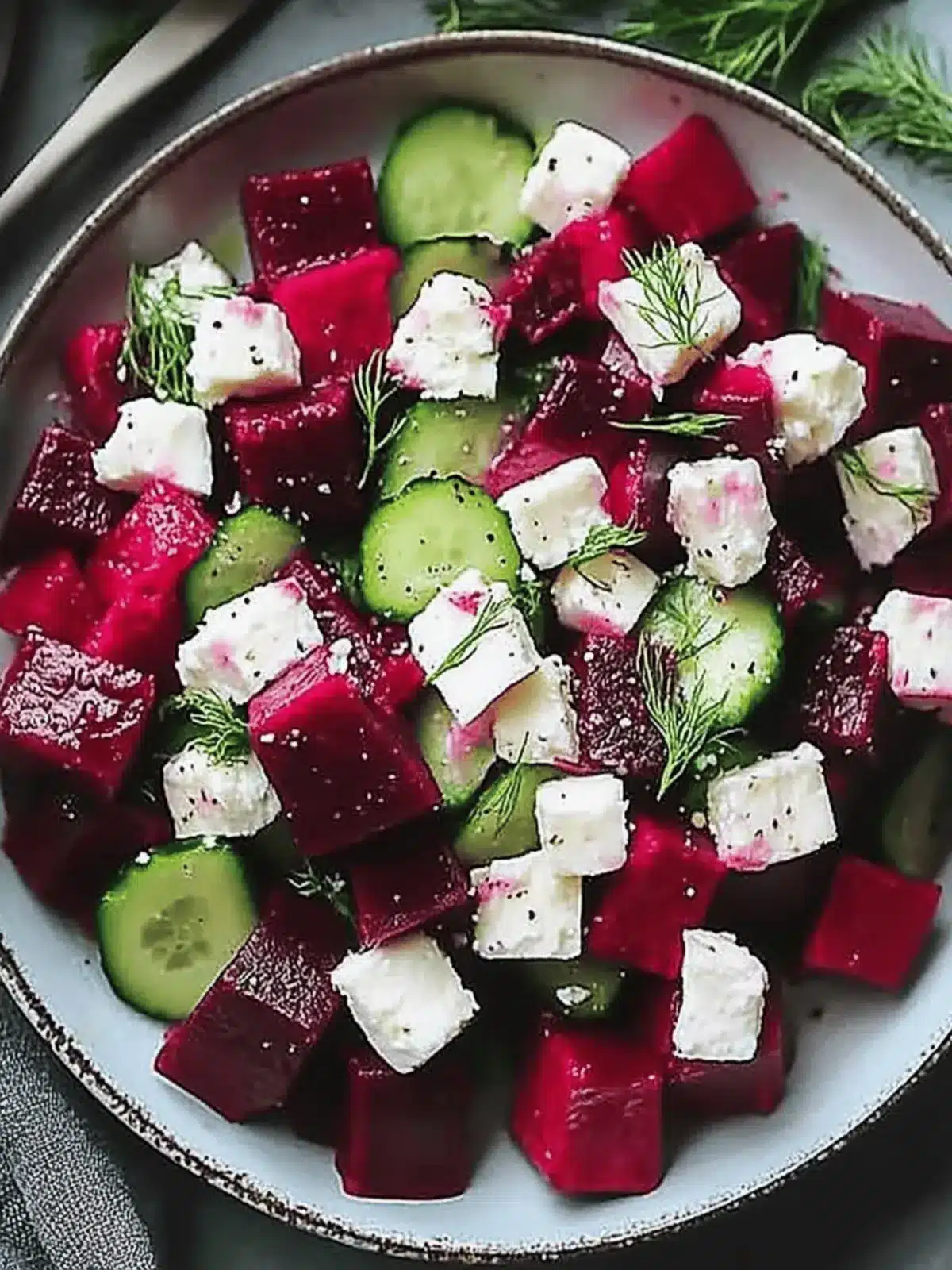 Fresh Beet Feta Salad: Quick, Colorful, and Oh-So Delicious 4 Fresh Beet Feta Salad