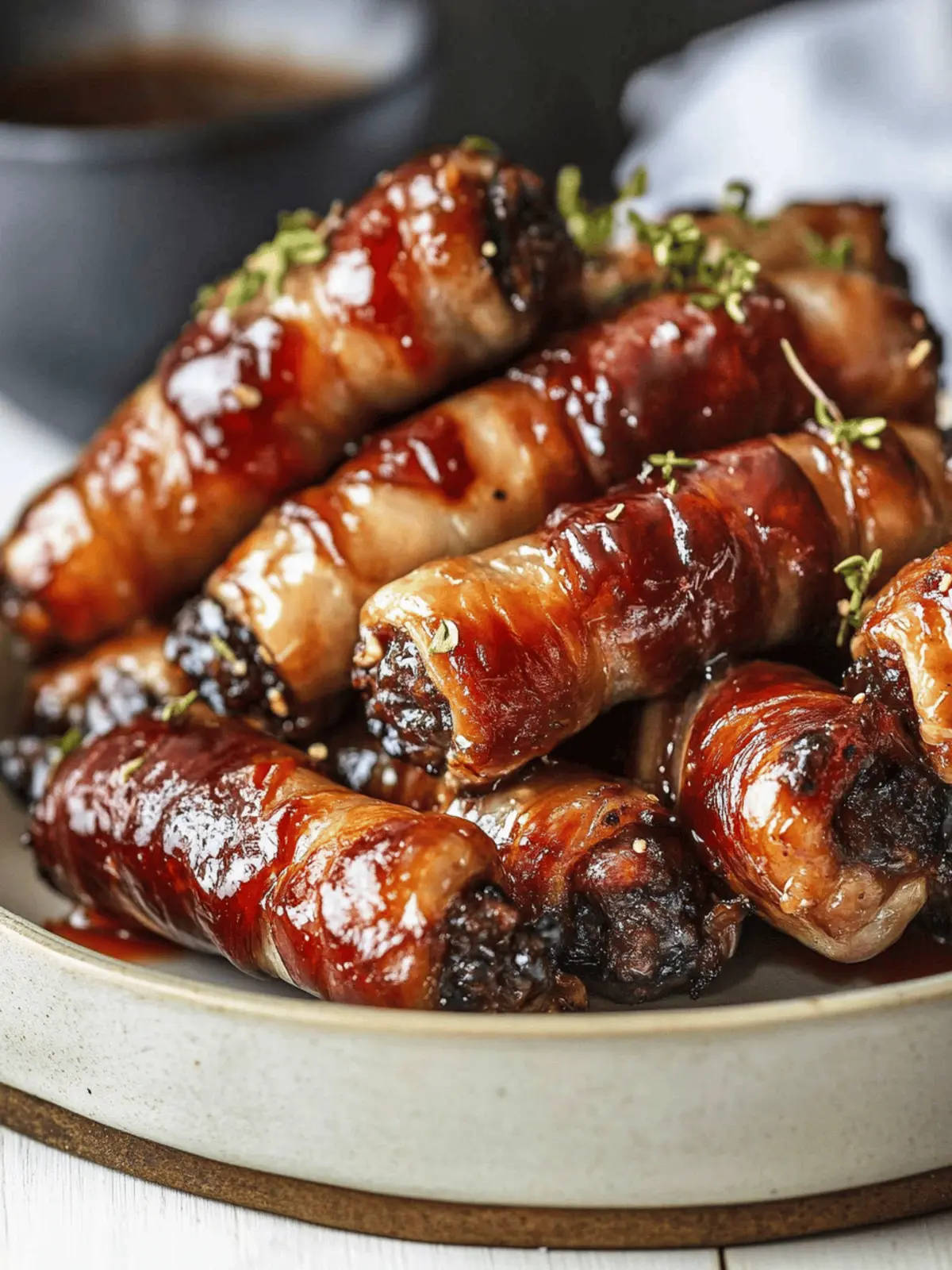 Irresistible Sticky Pigs in Blankets for Your Next Feast 4 Sticky Pigs in Blankets