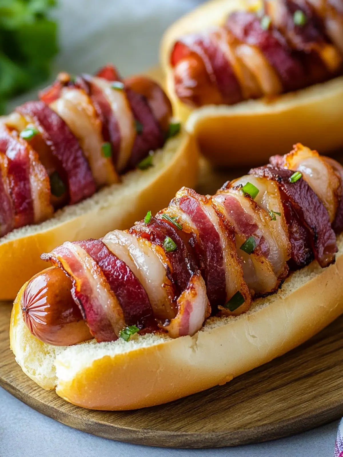 Bacon Wrapped Hotdogs with Peppers for Ultimate Flavor Fest 3 Bacon Wrapped Hotdogs