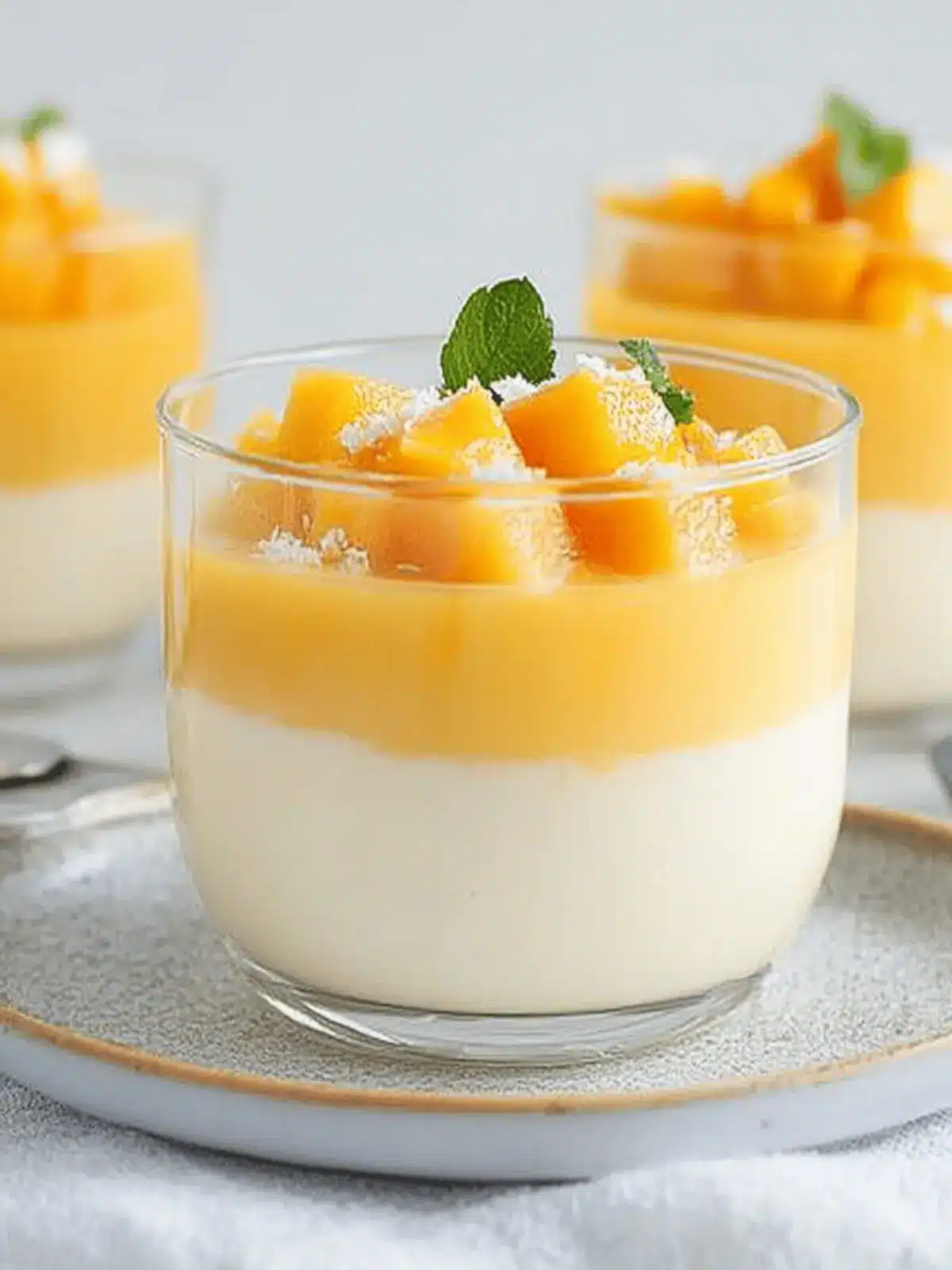 Irresistible Mango Coconut Panna Cotta You ll Adore 4 Mango Coconut Panna Cotta