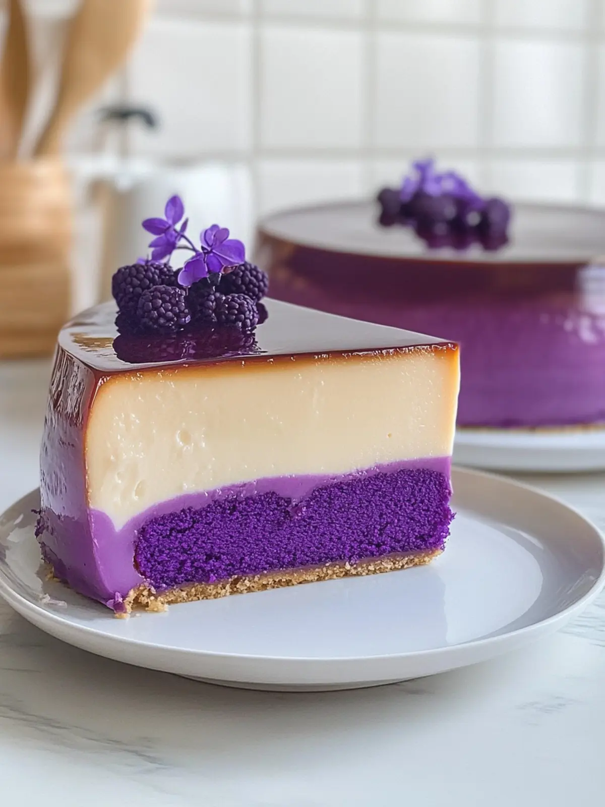 Delicious Ube Leche Flan Cake You'll Crave Again and Again 3 Ube Leche Flan Cake