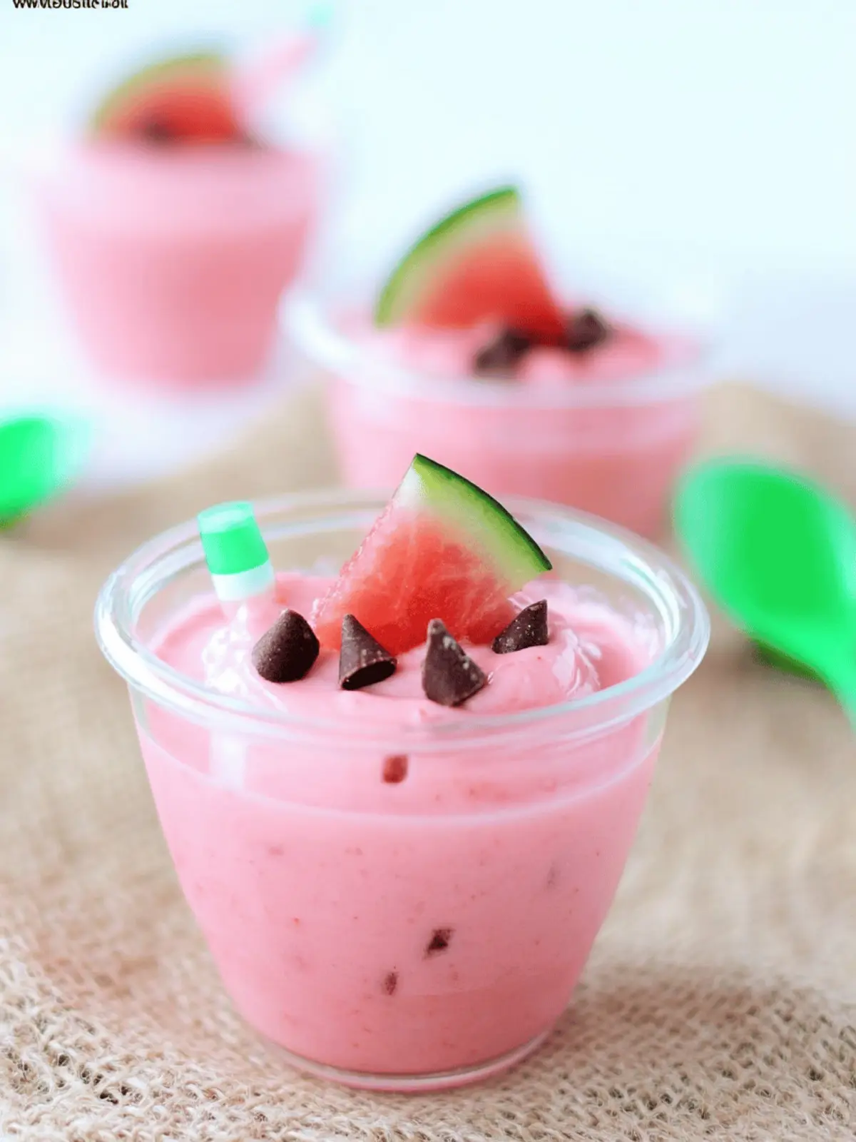 Delightful Watermelon Pudding Cups: Easy 4-Ingredient Treat 4 Watermelon Pudding Cups