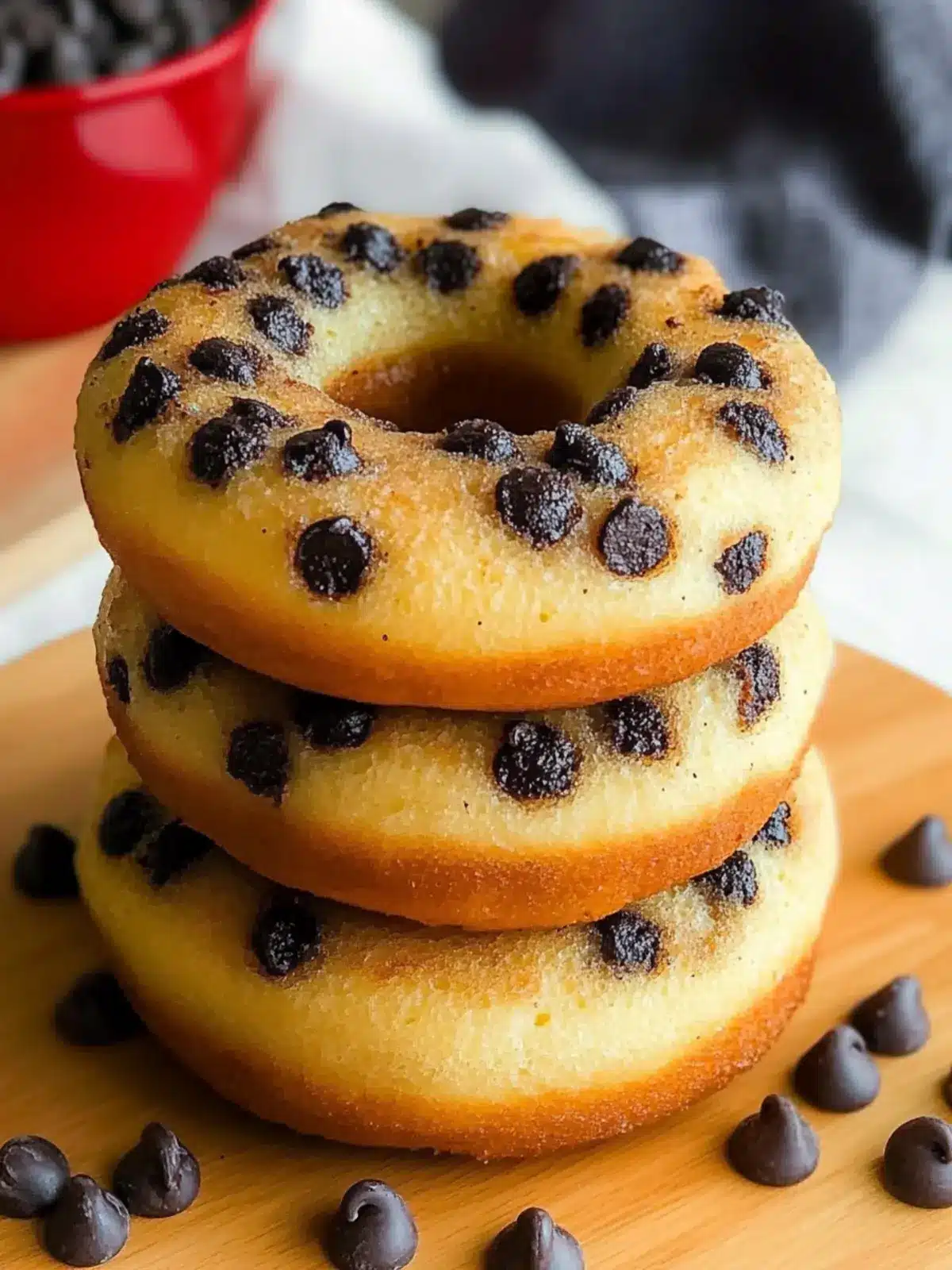 Delicious Chocolate Chip Pancake Donuts You'll Love to Make 4 Chocolate Chip Pancake Donuts