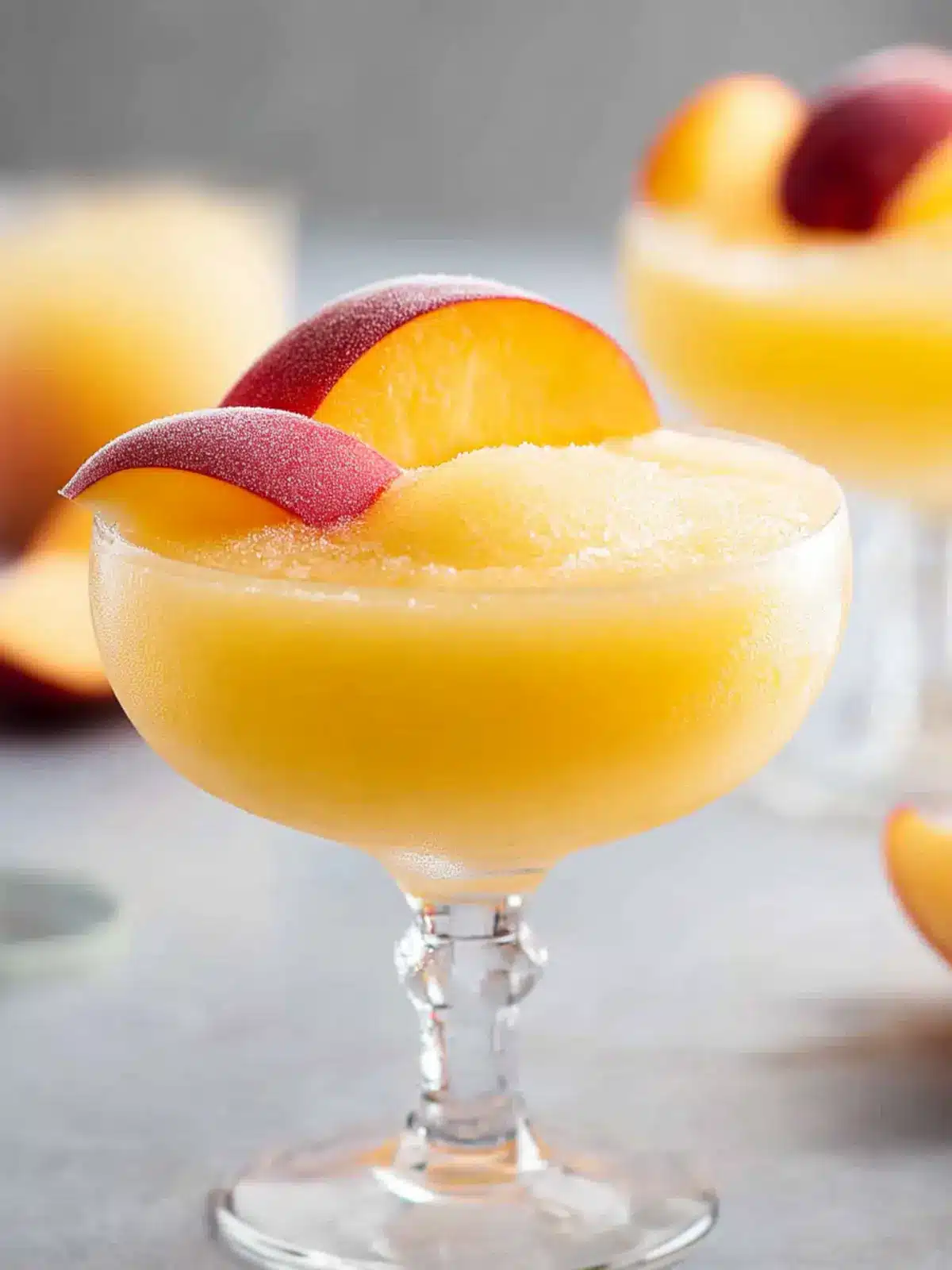 Delightful Frozen Peach Bellini Cocktail for Instant Bliss 4 Frozen Peach Bellini Cocktail