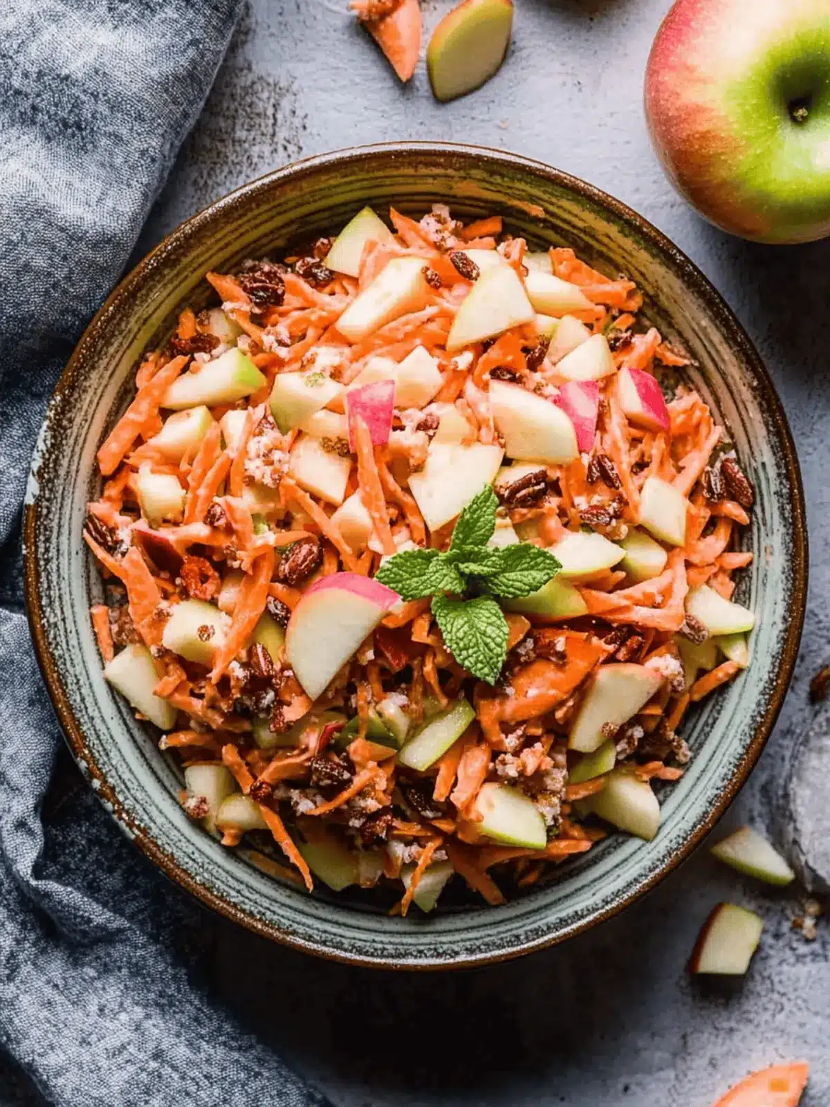 Carrot Apple Salad with Creamy Yogurt Twist You'll Love 3 Carrot Apple Salad