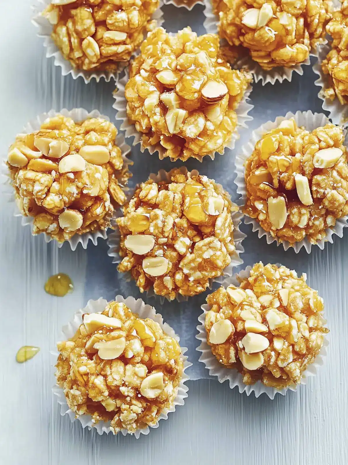 Crispy Honey Joys with Nuts for a Sweet Snack Boost 4 Honey Joys with Nuts