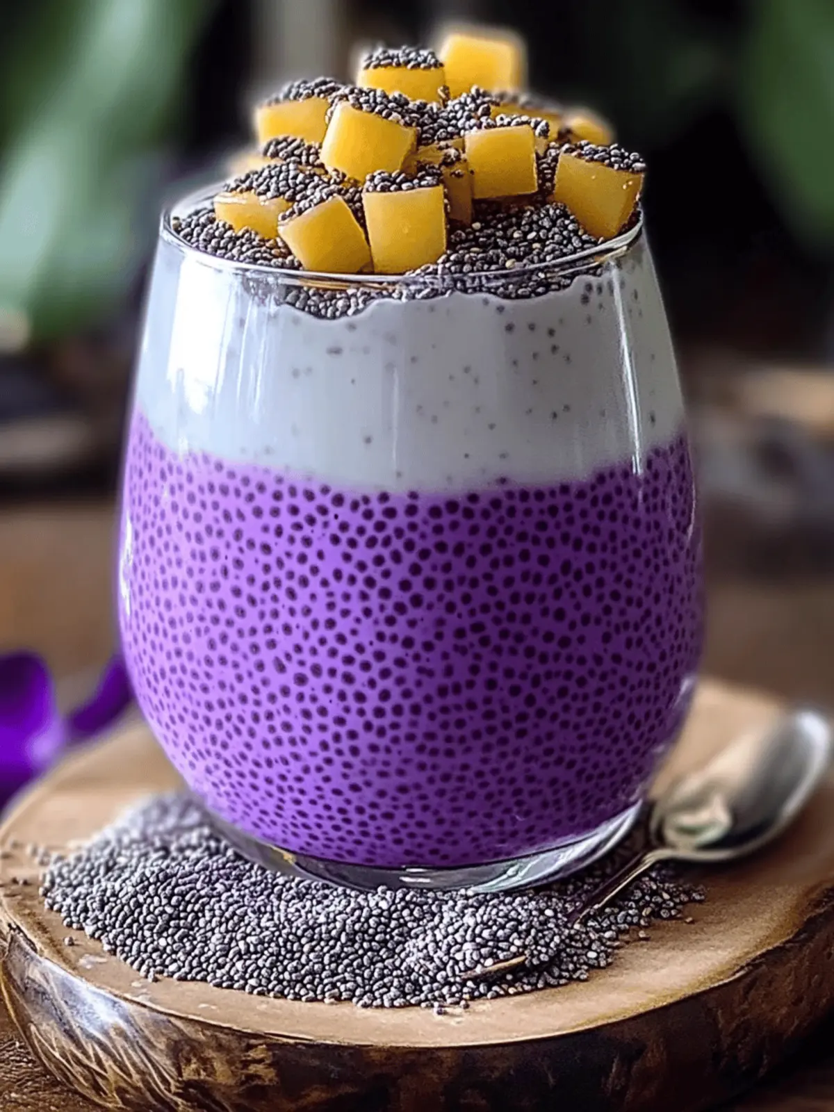 Ube & Coconut Chia Pudding Parfait for Easy Tropical Bliss 3 Ube & Coconut Chia Pudding Parfait