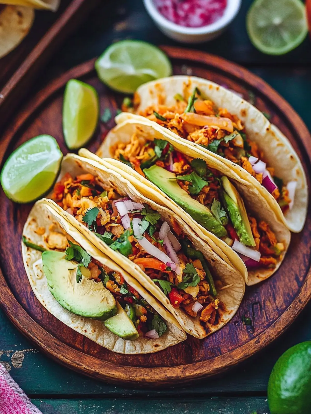 Flavor-Packed Kimchi Tempeh Tacos for Your Taco Night! 4 Kimchi Tempeh Tacos