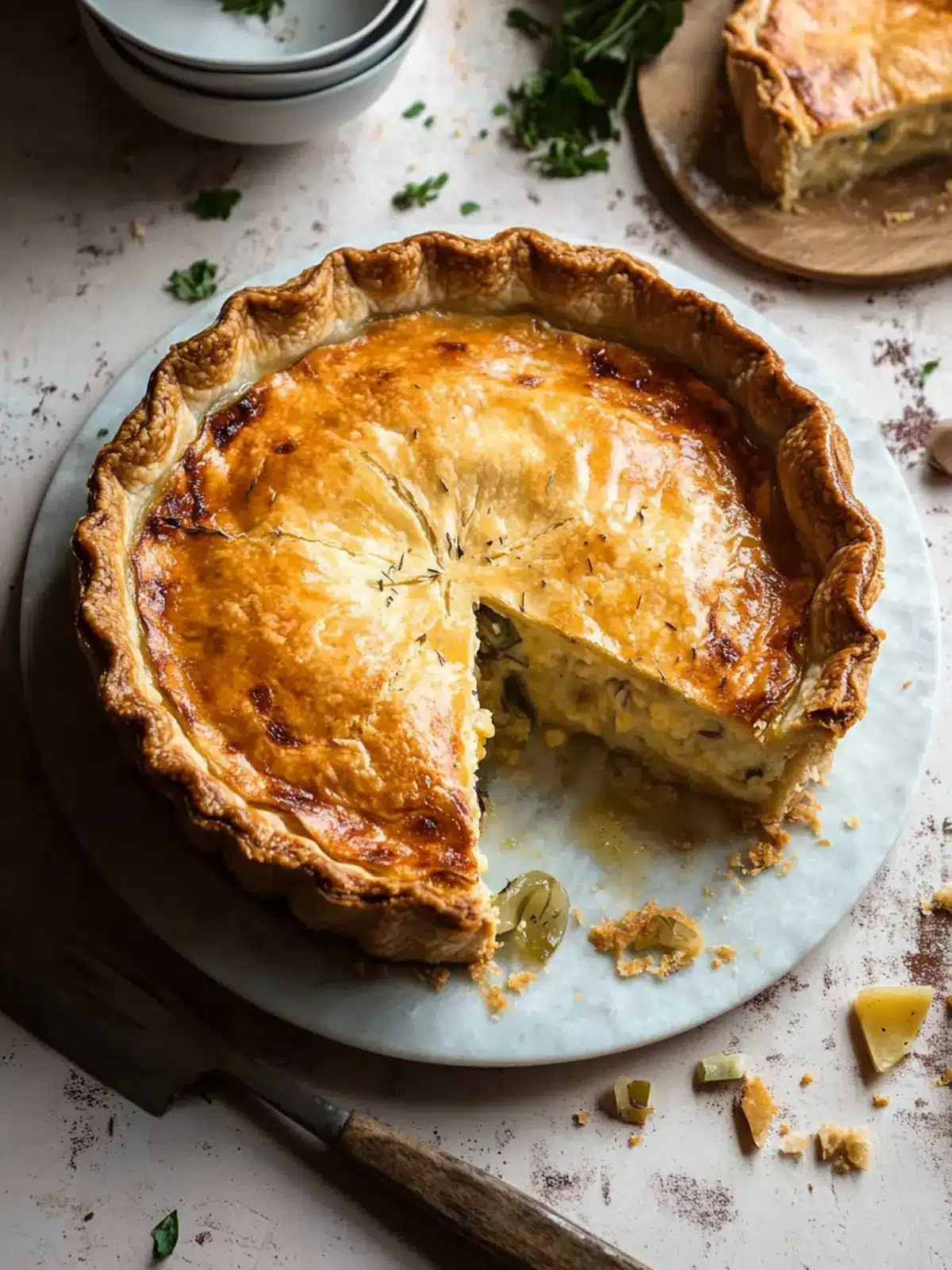 Savory Cheese And Onion Pie: A Cozy Comfort Food Delight 2 Cheese And Onion Pie