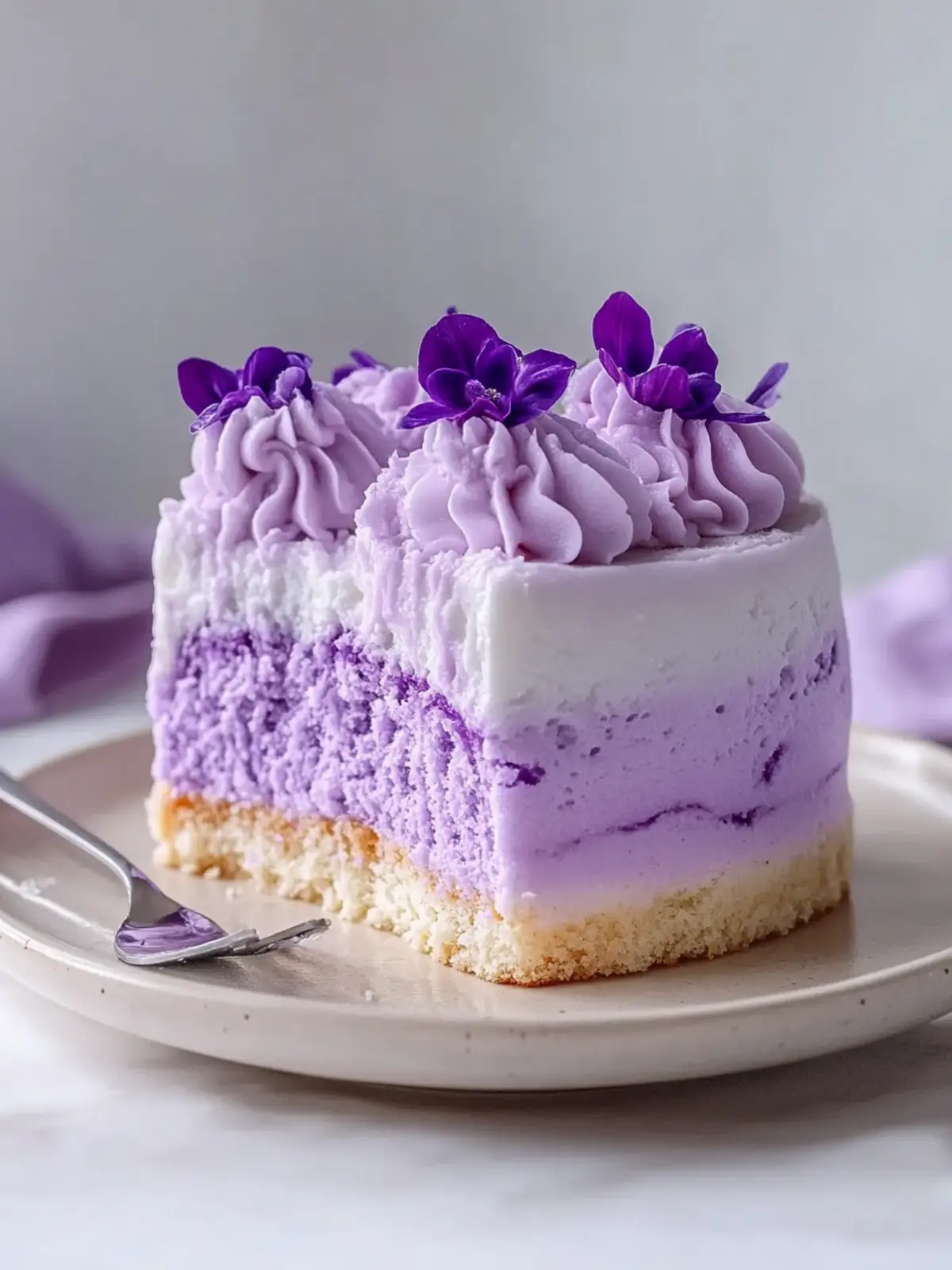 Delight in Taro Ube Cloud Cake: Light, Fluffy, and Irresistible 3 Taro Ube Cloud Cake