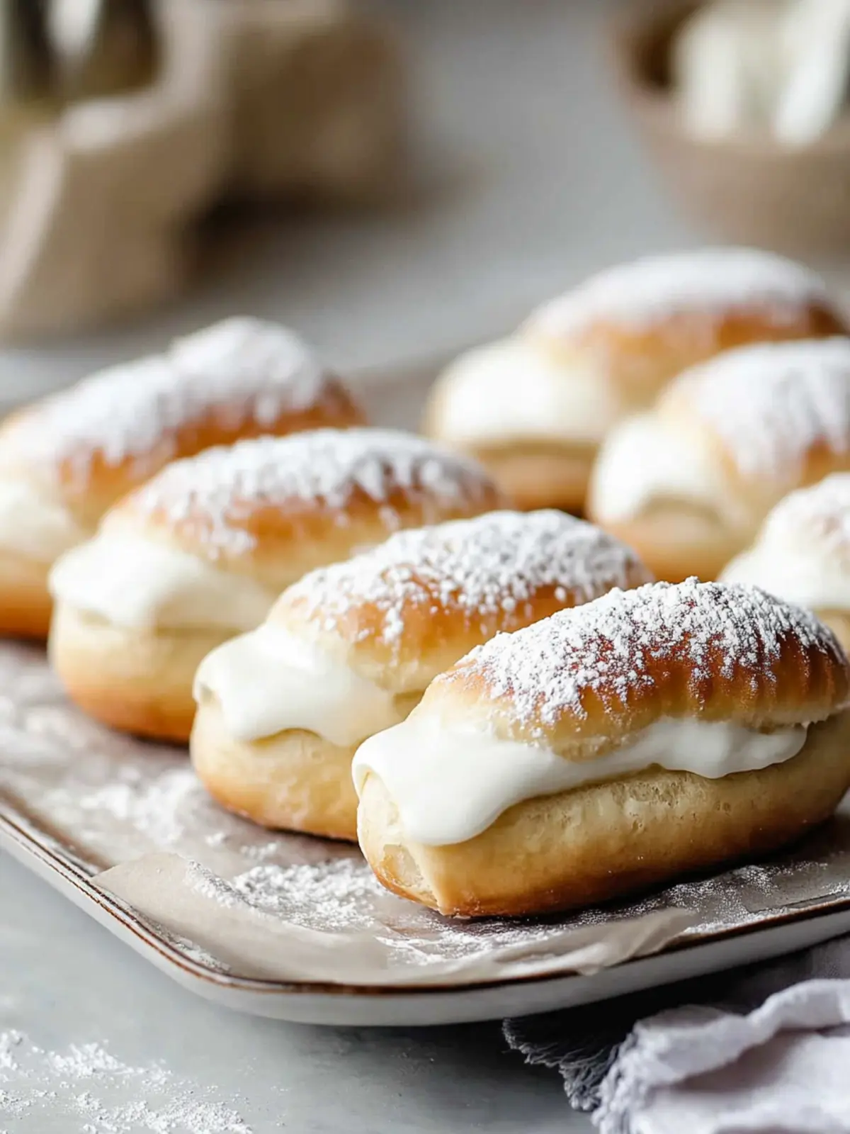 Delicious Coconut Cream Buns for Your Next Sweet Treat 2 Coconut Cream Buns