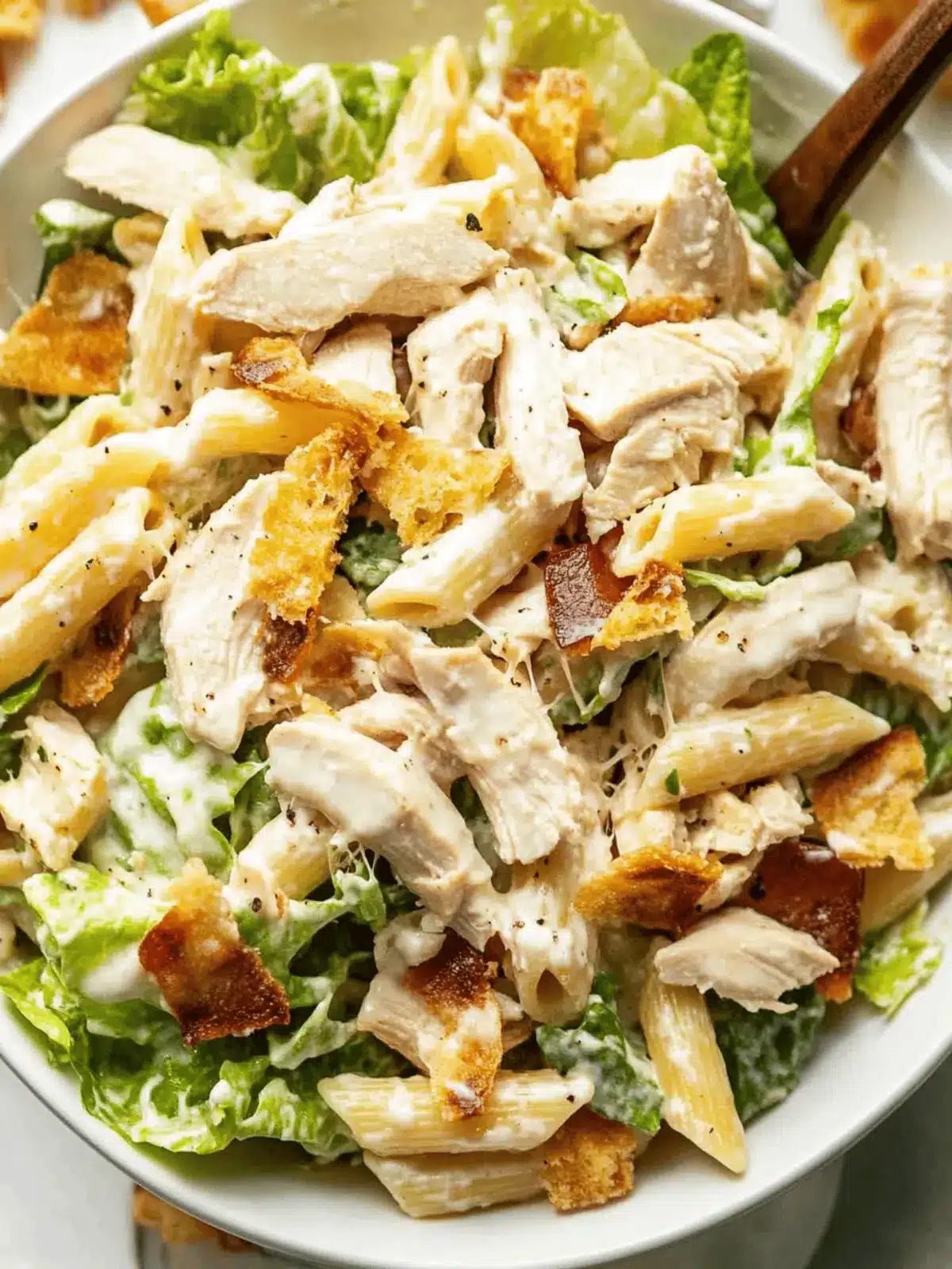 Easy Chicken Caesar Pasta Salad: Your New Go-To Weeknight Meal 3 Chicken Caesar Pasta Salad