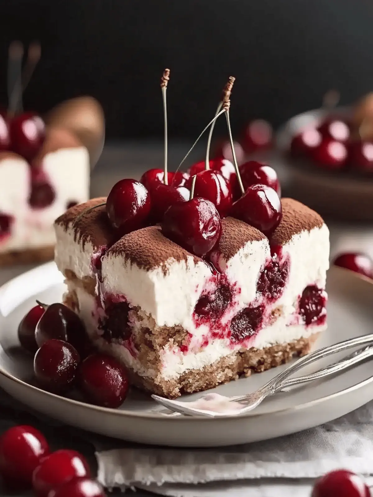 Cherry Amaretto Tiramisu: Your New Favorite No-Bake Dessert 3 Cherry Amaretto Tiramisu