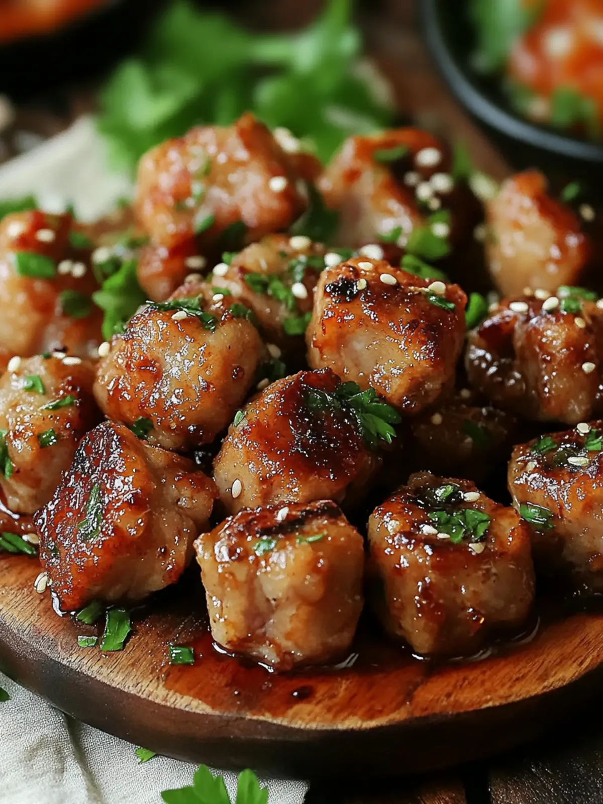 Irresistible Garlic Pork Bites Perfect for Any Gathering 2 Garlic Pork Bites