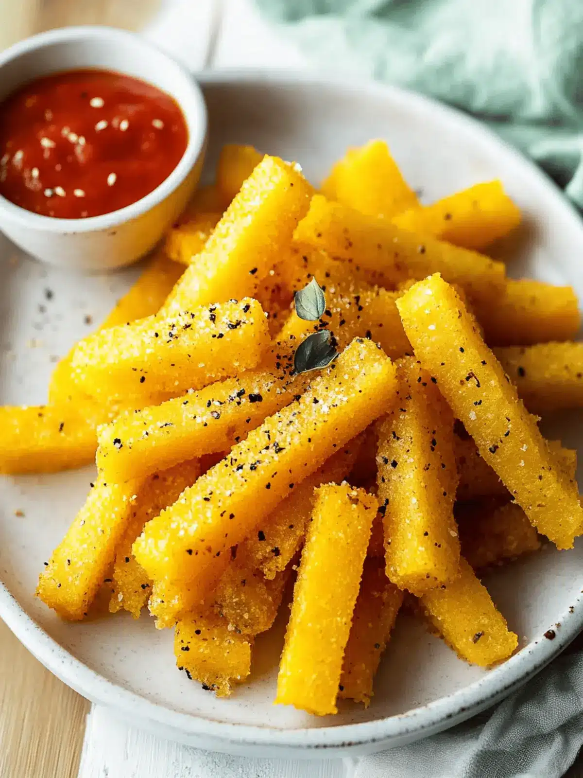 Baked Crispy Polenta Fries That Make Snack Time Amazing 3 Baked Crispy Polenta Fries